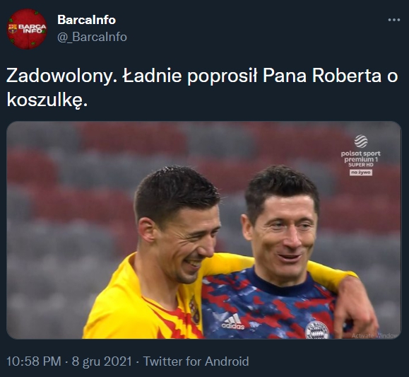 Zachowanie Lengleta po odpadnięciu z LM...